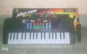 Black Melody Electronic Keyboard With Box