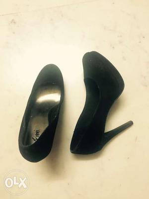 Black party shoes - silhouettes from payless