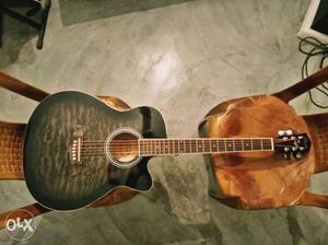Brand new Finks Black And Brown Cut Away Acoustic Guitar