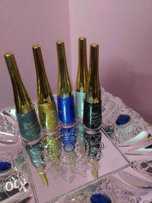 Combo of five blue heaven glittery eye liners at just rs 450