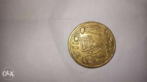 Embossed Gold Coin