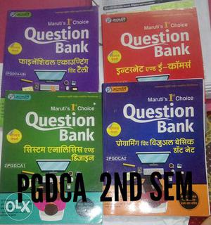 Four Question Bank Books