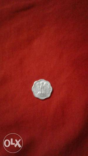 Indian 2 paise coin 