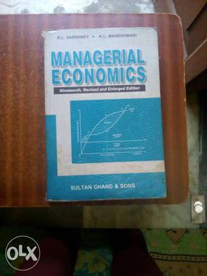 Managerial Economics By Sukltan Chand & Sons Boook