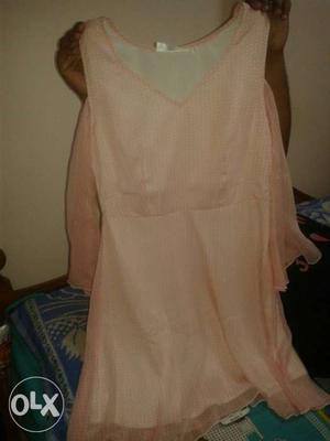 New pink designer dress (size 34)