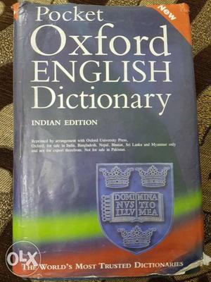 Pocket Oxford English Dictionary Book