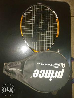 Prince tennis racquet in good quality. used very