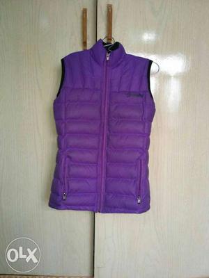 Purple Zip-up Vest