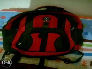 Red And Black Duffel Bag