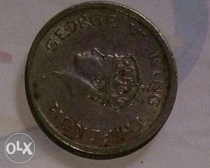 Round George VI King Coin