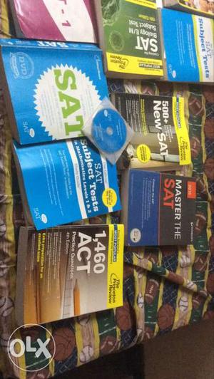 SAT and ACT test materials - used for sale