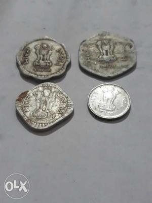Scallop Silver India Coin