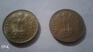 Two Copper Round Coins