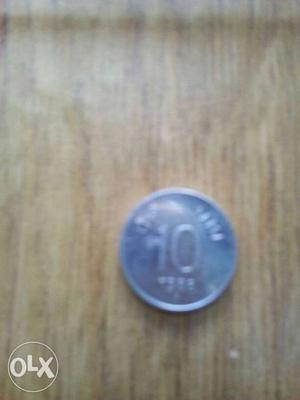 Very old coin of 10 paisa