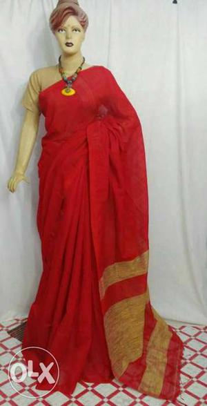 Women's Red Traditional Maxi Dress