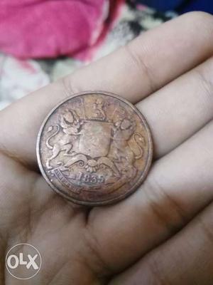  east India company half Anna coin... pure