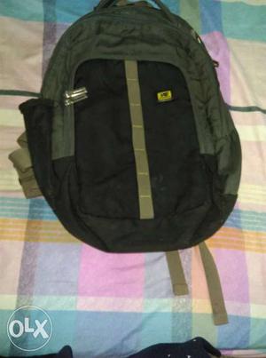 Black And Green Backpack