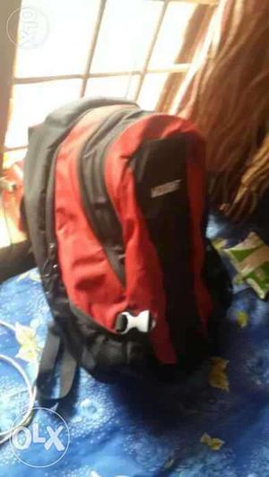 Black And Red Backpack