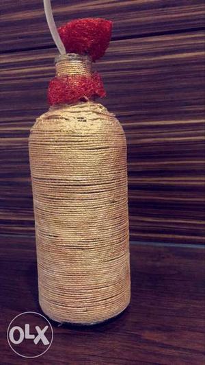 Brown And Red Bottle Table Decor