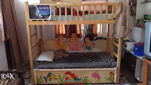 Bunk Bed with storage and 3 Mattresses. 3 in 1