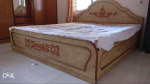 King Size bed with all side closed storage