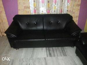 King size leather sofa set Rearly used in