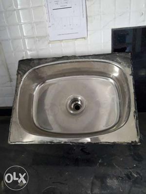 Kitchen washing sink unused