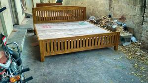 Original teakwood king size cot new offer and