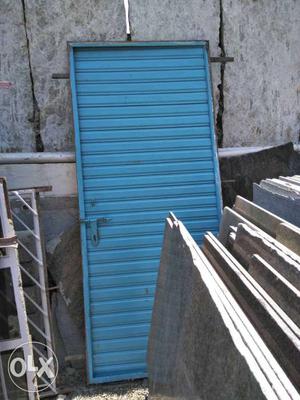 Rectangular Blue Steel Door