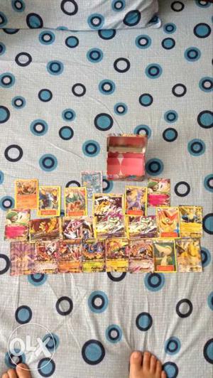 This a value pack of pokemon cards with 5 megas