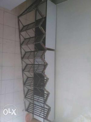 Urgent sell..iron stair case, around 8ft × 2.3ft.