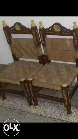 Wooden chairs in vry gud condition
