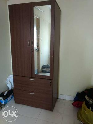 Wooden cupboard for sale. -1.5years old -space