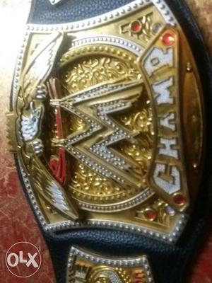 Wwe toy belt can be used as a wall piece too.
