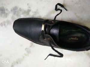 7 size egoss black formal shoes