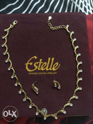 Estelle Necklace With Pair Of Earring