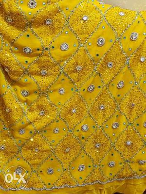 Full worked sari with blouse..