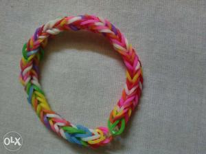 Handmade colourful bracelet