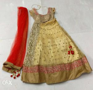 Lahenga for marriage reception - bought in kay, Chennai