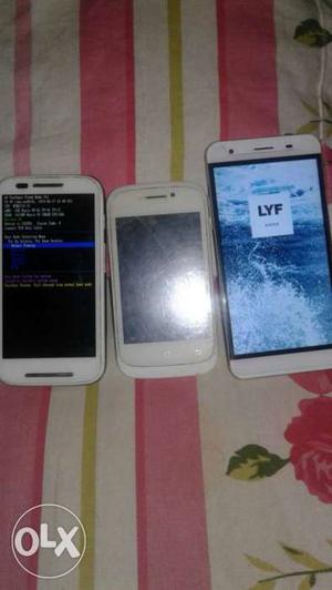 Lyf water 11 Excellent working Condition. Moto e.