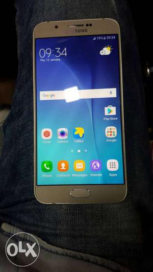 My samsung a8 gold color is in v good condition