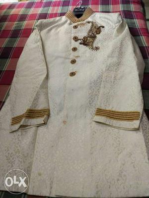 Newly wedding Sherwani used once offer for sale
