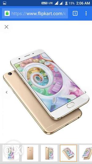 Oppo F1s Seal Pack 64 gb rom 4 gb ram Gold colour