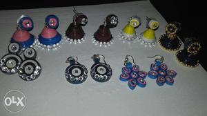 Paper quilling earrings