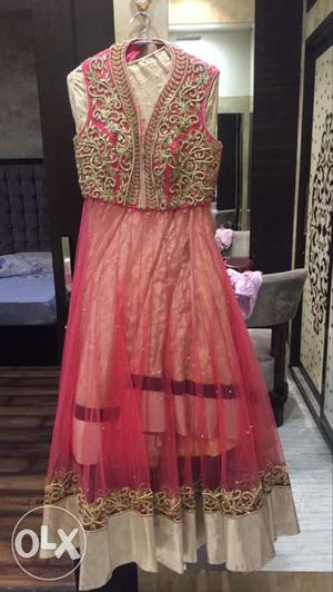 Perfect for summers #peach lehnga
