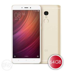 Red mi note4, 4 GB RAM,64 GB ROM SEALED PACK.gold color.