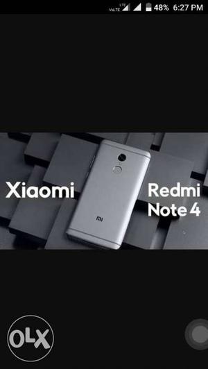 Redmi note 4 phones sealed pack with bill warranty.