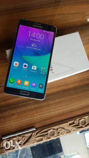 Samsung Galaxy Note4 in mint condition with Bill