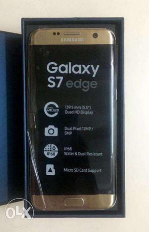 Samsung S7 edge in warrenty one year.original