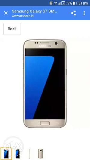 Samsung s7 with b0x Original fast charger dual sim gold